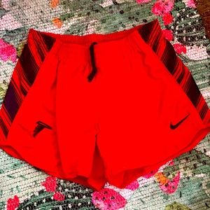 Nike Dri Fit drawstring Falcons Womens athletic shorts great condition size sm